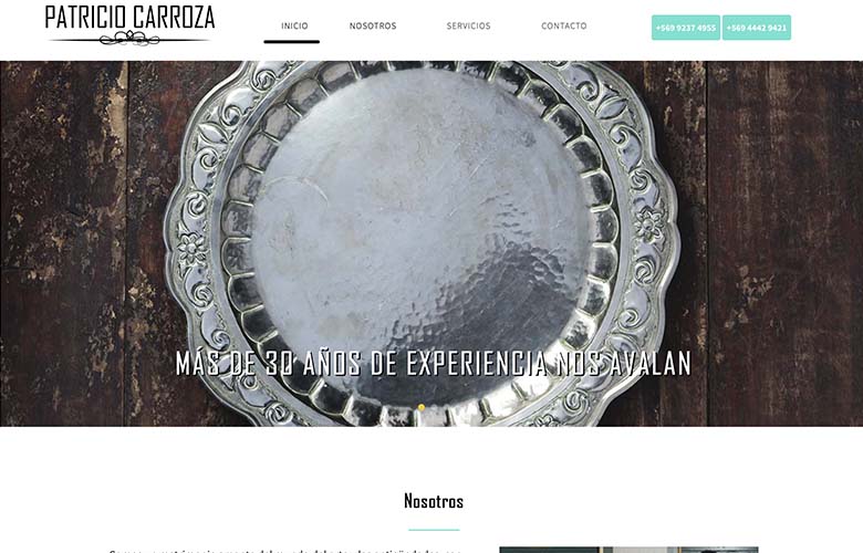 Hostito - nuestro diseño web de sitio web para tasacionescarroza.cl
