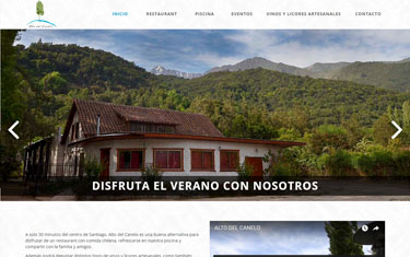 Hostito - nuestro diseño web de sitio web para altodelcanelo.cl