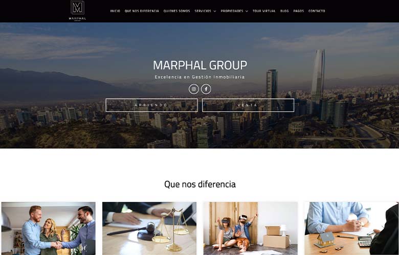 Hostito - Sitio web desarrollado en plataforma WooCommerce con administración de propiedades y pago en línea vía Webpay.