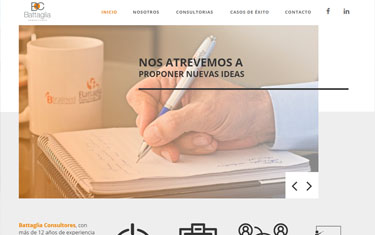 Hostito - nuestro diseño web de sitio web para battaglia.cl